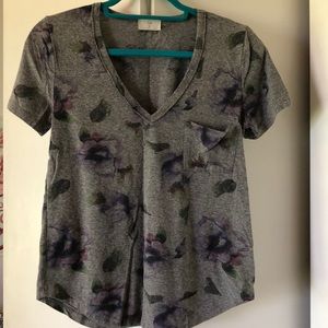 Floral patterned tee